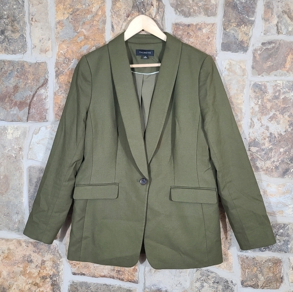 NEW Talbots 10 Linen Blend Jacket Blazer - Picture 2 of 8